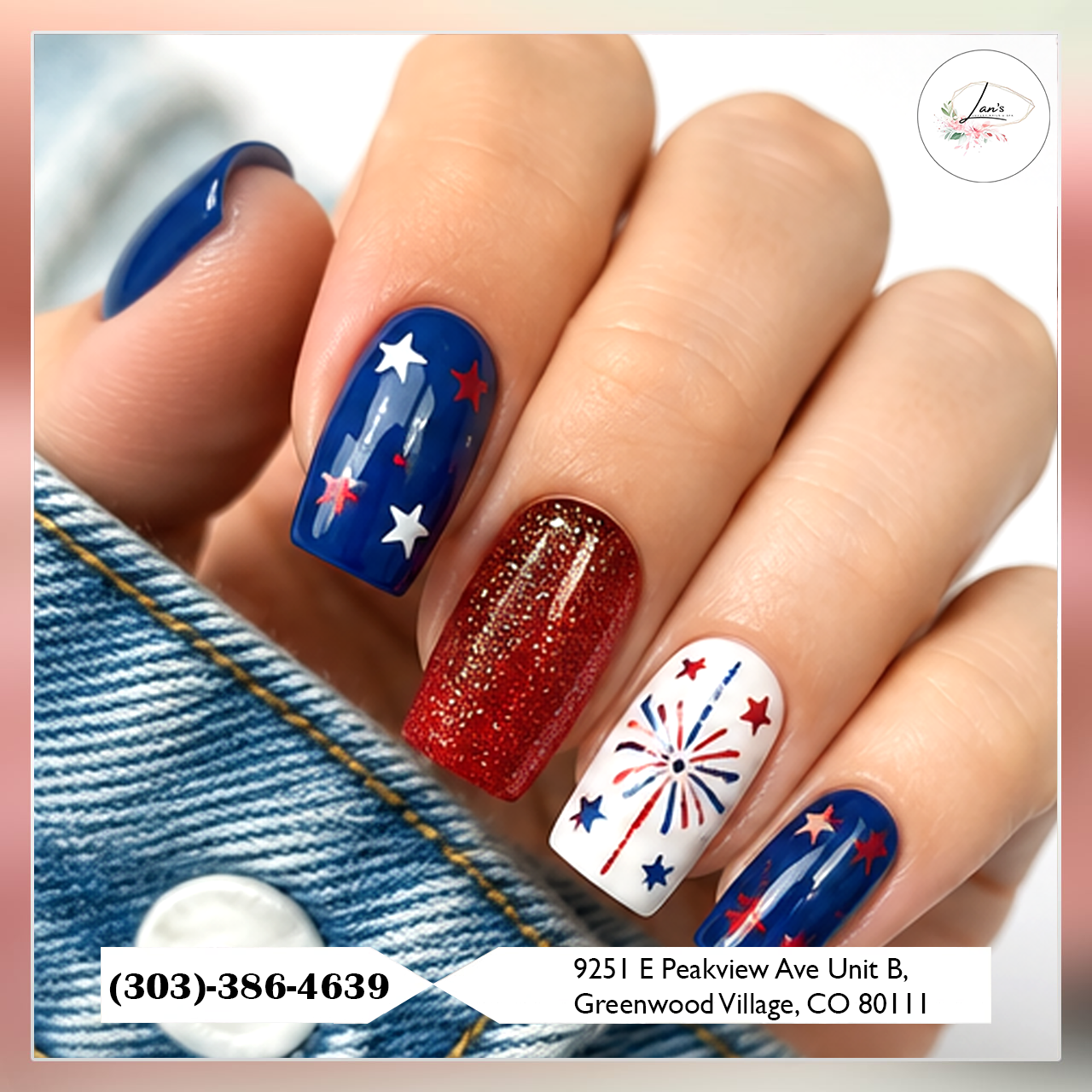 Lan's Luxury Nails & Spa logo